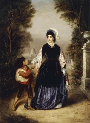 Die großzügige Dame, 1874