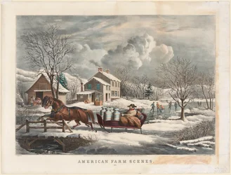 Amerikanische Bauernhofszenen, Winter