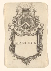 Exlibris des Harvard College (Hancock)