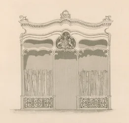 Ladenfront im französischen Louis XIV-Stil für Messrs Sangster, Regenschirm- und Stockhändler, Regent Street, London
