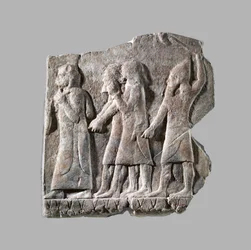 Relief: Prozession der Gefangenen, ca. 704-681 v. Chr.