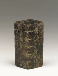Hohe Röhre (cong), Region des Tai-Sees, Liangzhu-Kultur, 3300-2250 v. Chr.