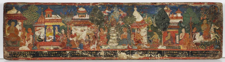 Buddhistisches Manuskriptcover