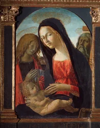 Jungfrau mit Kind und Heiligen Johannes dem Täufer und Andreas dem Apostel