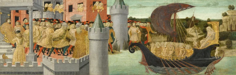 Der Besuch von Kleopatra bei Antonius, ca. 1475-1480