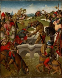 Kaiser Heraklius tötet den König von Persien