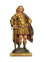 Ajouree-Relief eines Soldaten, erste Hälfte des 17. Jahrhunderts