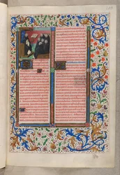 Ein Dominikaner liest seinen Brüdern vor (Rubriken für Feste), Brevier, Gebrauch der Dominikaner (