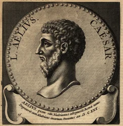 Porträt von Lucius Aelius Caesar