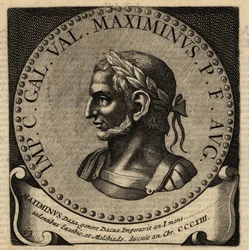 Porträt des römischen Kaisers Maximinus II.