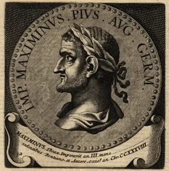Porträt des römischen Kaisers Maximinus Thrax