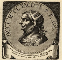 Porträt des römischen Kaisers Tacitus.