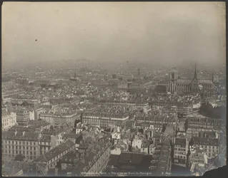 Panorama von Paris - Blick vom Norden des Pantheons