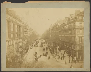 Paris, Perspektive des Boulevard Montmartre