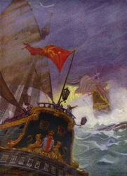 Illustration für Westward Ho! von Charles Kingsley