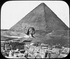 Große Sphinx von Gizeh, Ägypten, ca. 1890