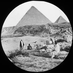 Die großen Pyramiden, Gizeh, Ägypten