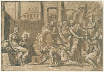 Die Anbetung der Könige, 1540-50