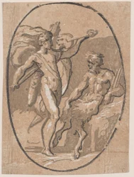Der Wettstreit zwischen Apollo und Marsyas, ca. 1540-1550