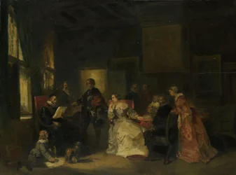 Historische Szene mit Wilhelm dem Schweiger?