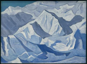 Schneebedeckter Aufstieg, Serie "Himalaya", 1924