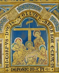 Kreuzabnahme, vom Verduner Altar