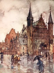 Der Binnenhof, Den Haag, 1904