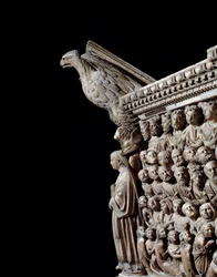 Gotische Kunst: Ein Adler (Detail)