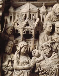 Die Darstellung im Tempel und die Flucht nach Ägypten (Detail)