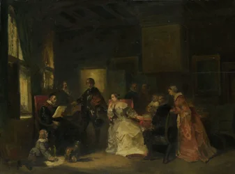 Historische Szene mit Wilhelm dem Schweiger?