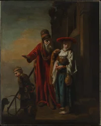 Abraham verstößt Hagar und Ismael