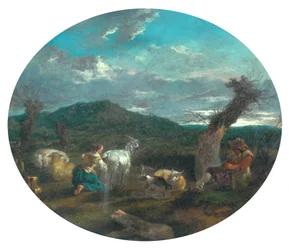 Pastorale Szene
