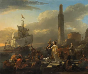 Hafenszene, ca. 1665