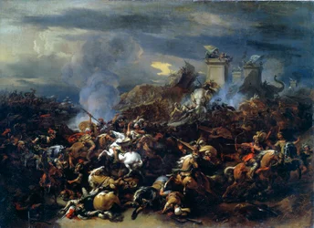 Schlacht zwischen Alexander und Porus, 326 v. Chr., Mitte bis Ende des 17. Jahrhunderts
