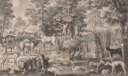 Adam und Eva im Paradies, 1631
