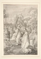 Christus trägt das Kreuz (Passionsserie)