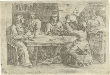 Bauern mit Narr
