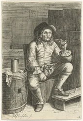 Rauchender Mann