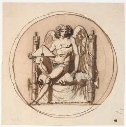 Allegorie auf die Gerechtigkeit. Studie für ein Relief am Freiheitsdenkmal