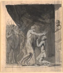 Niels Klim wird zum Kaiser in Qvarma gekrönt