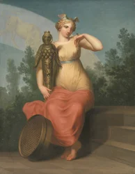 Philosophie. Allegorische Figur.