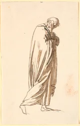 Studie zur Figur ganz links auf Td 540,29 (Detail)