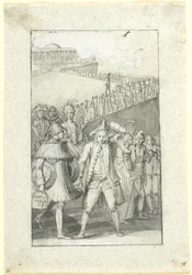 Entwurf zur Illustration zu Johs. Ewalds Erzählung "Tempel des Glücks. Ein Traum" in der Ausgabe seiner gesammelten Schriften