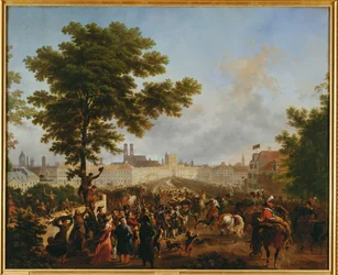 Napoleon I. zieht am 24. November 1805 in München ein
