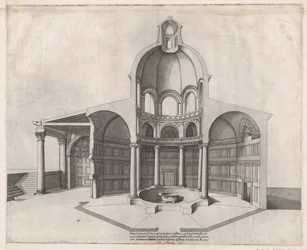Speculum Romanae Magnificentiae: Innenraum des Lateran, 16. Jahrhundert
