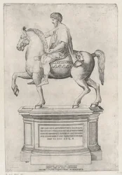 Die Reiterstatue von Marcus Aurelius auf dem Kapitol, 1548