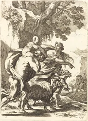 Faun und Bacchantin mit einem Kind