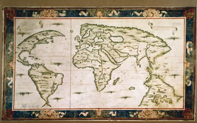 Planisphäre von Nicolas Desliens