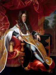 Ganzkörperporträt von Leopold I. (1679-1729), Herzog von Lothringen im Jahr 1703