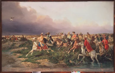 Die Falknerei des Zaren Alexei I. (genannt der sehr Friedliche)